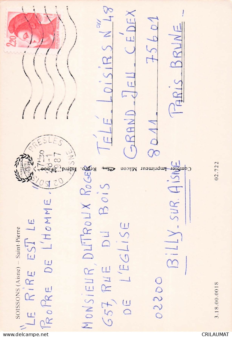 2 SOISSONS SAINT PIERRE - Soissons