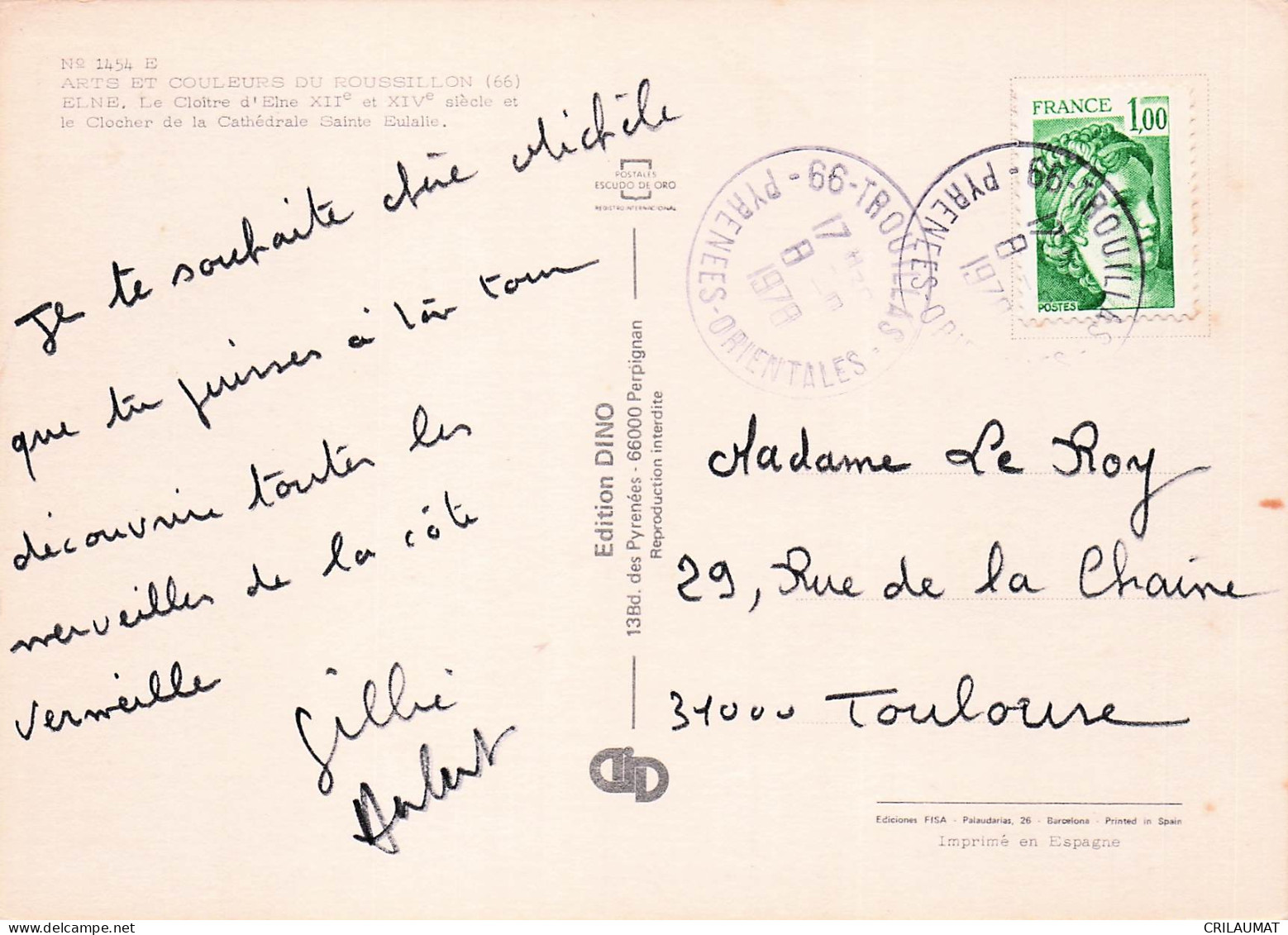 66 ELNE LE CLOITRE D ELNE - Elne