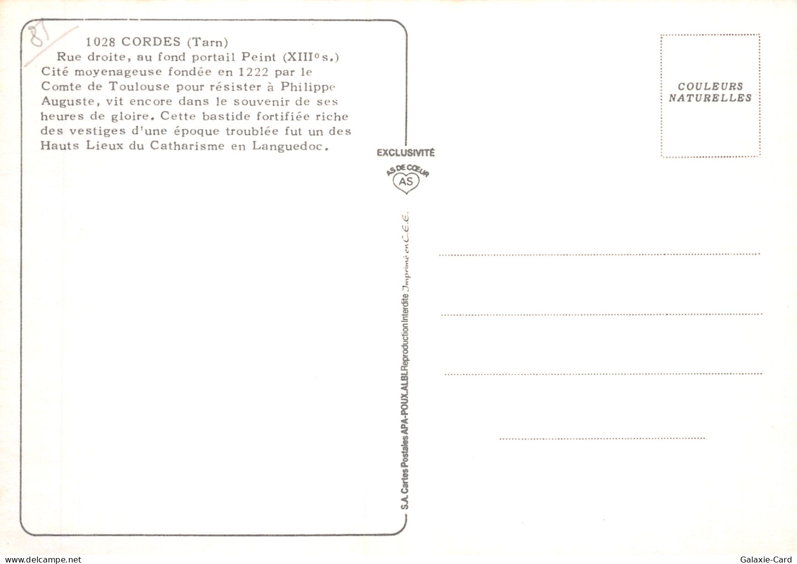 81 CORDES - Cordes