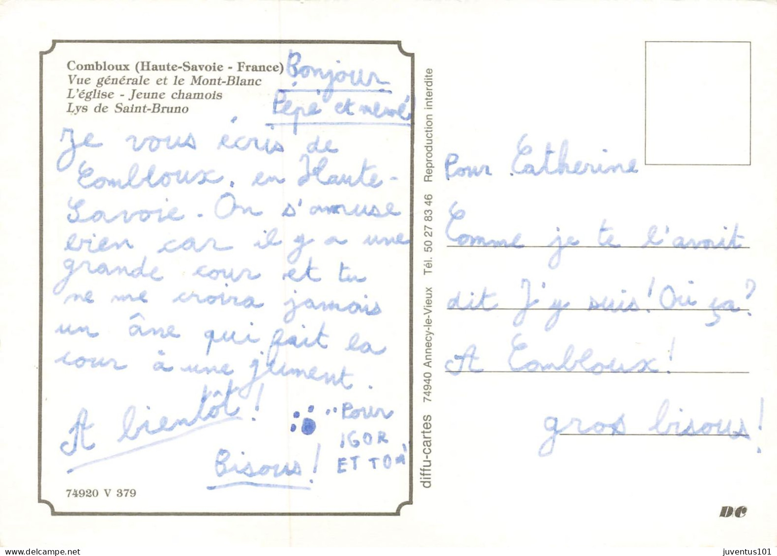 CPSM COMBLOUX - Multivues, Multi Vues      L4785 - Combloux