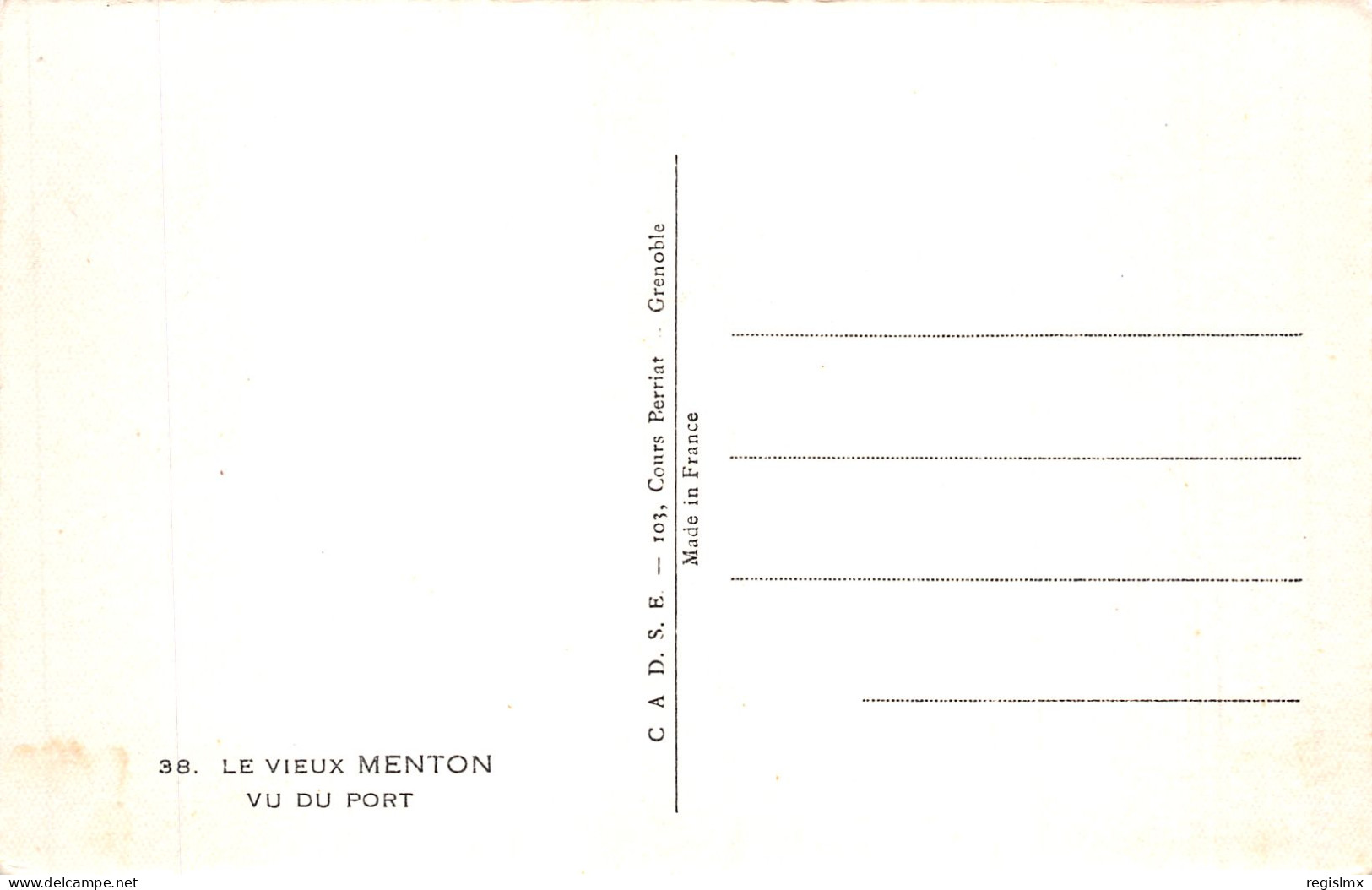 06-MENTON-N°T2209-E/0197 - Menton