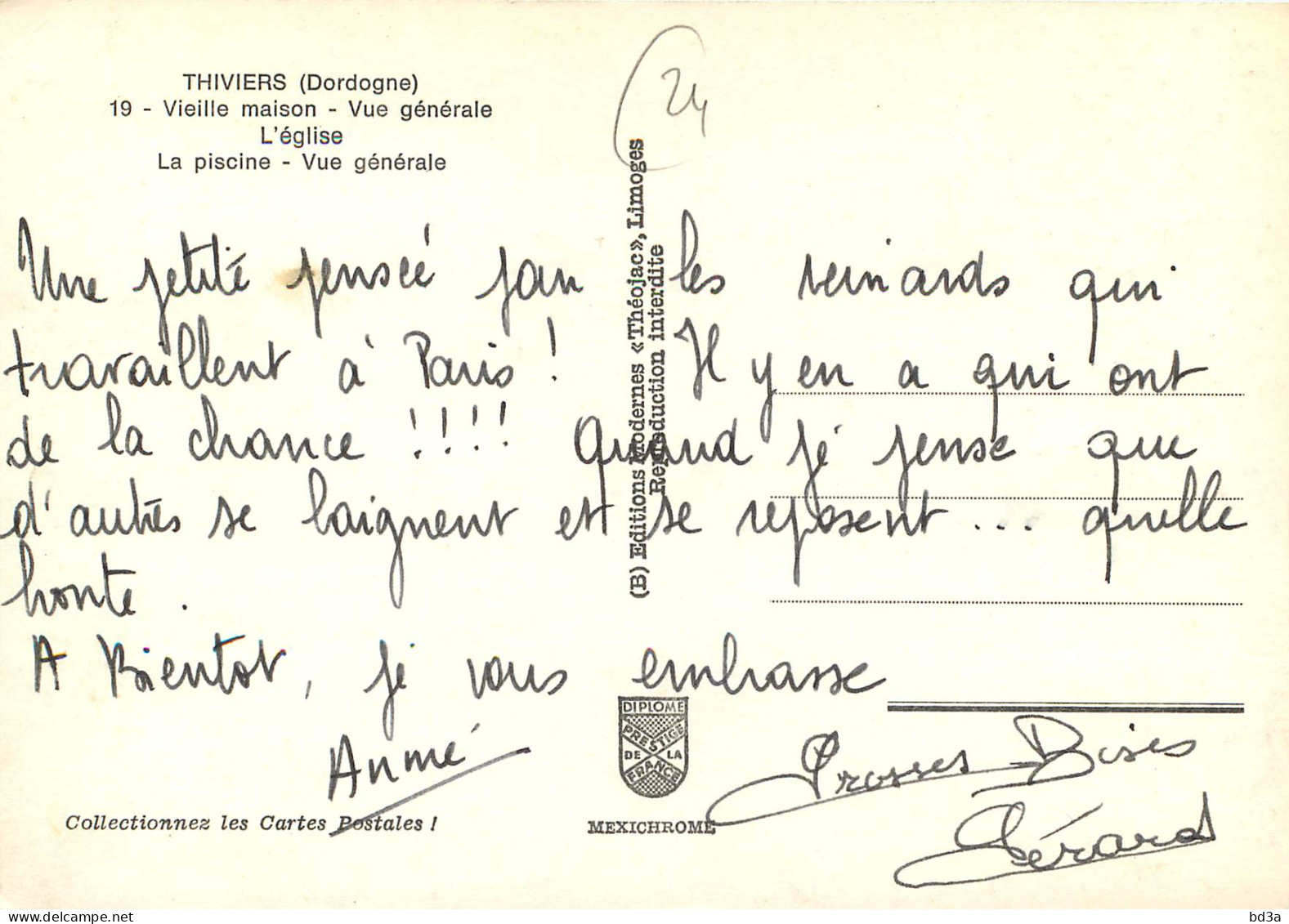 24 - THIVIERS - MULTIVUES - Thiviers