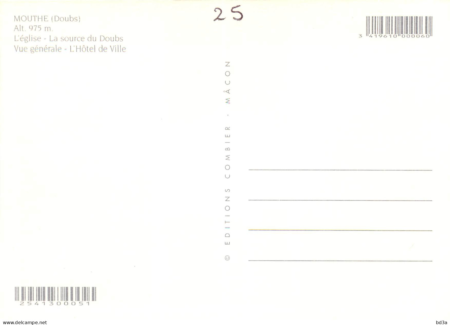 25 - MOUTHE - Mouthe