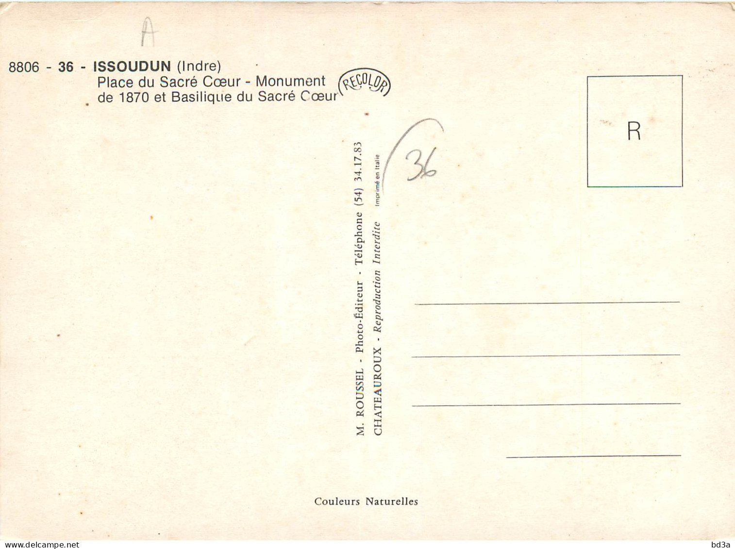 36 - ISSOUDUN - Issoudun