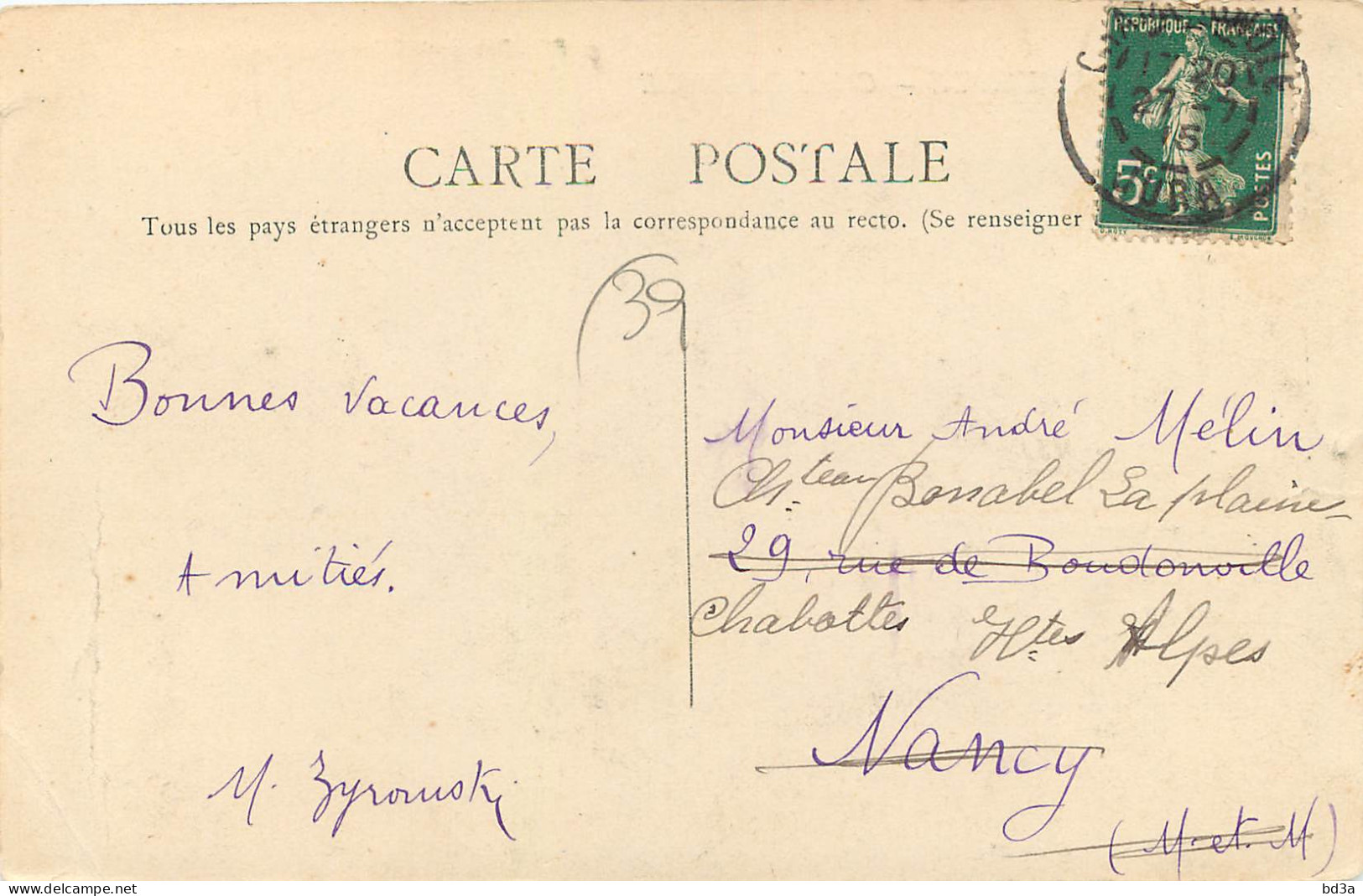 39 - CHAMPAGNOLE - Champagnole