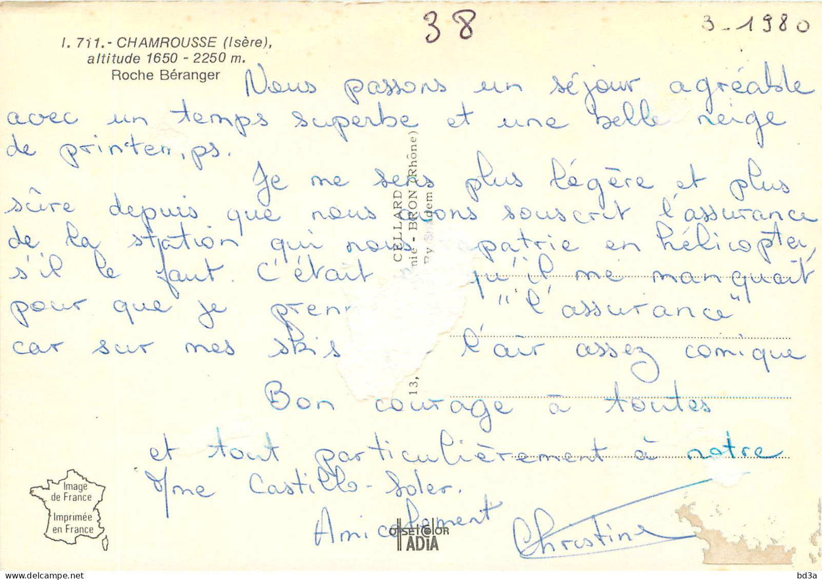 38 - CHAMROUSSE - Chamrousse