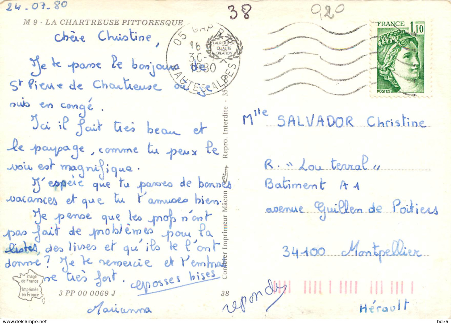 38 - LA CHARTREUSE PITTORESQUE - Chartreuse