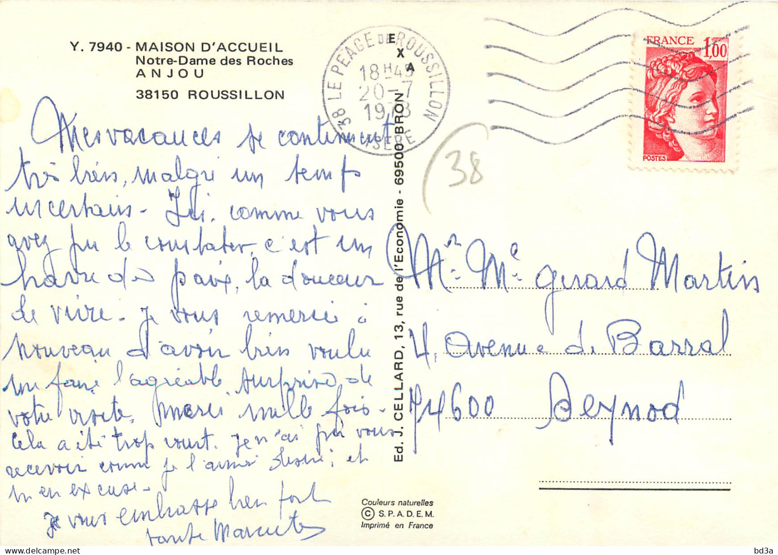 38 - ROUSSILLON - Roussillon