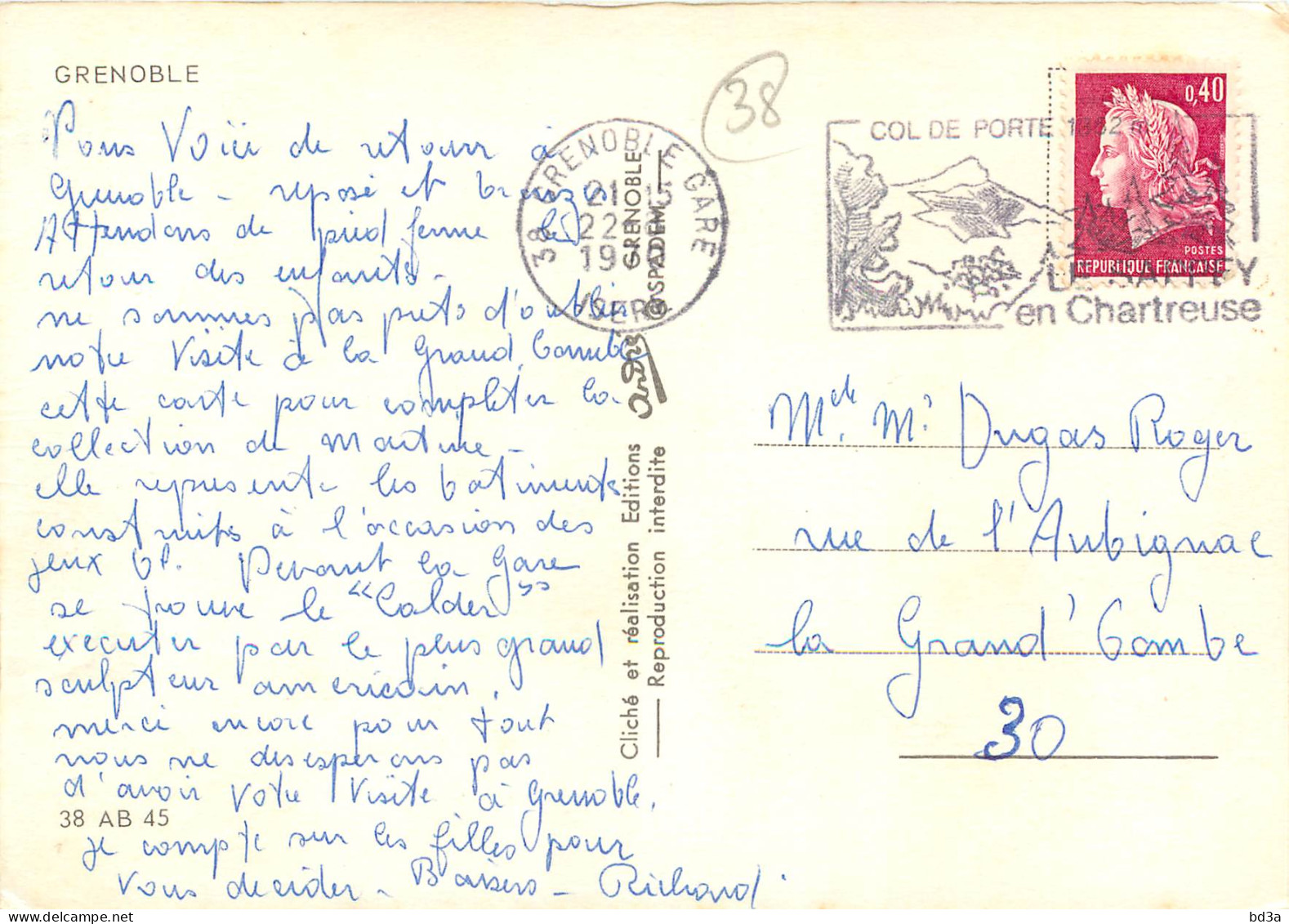 38 - GRENOBLE - Grenoble