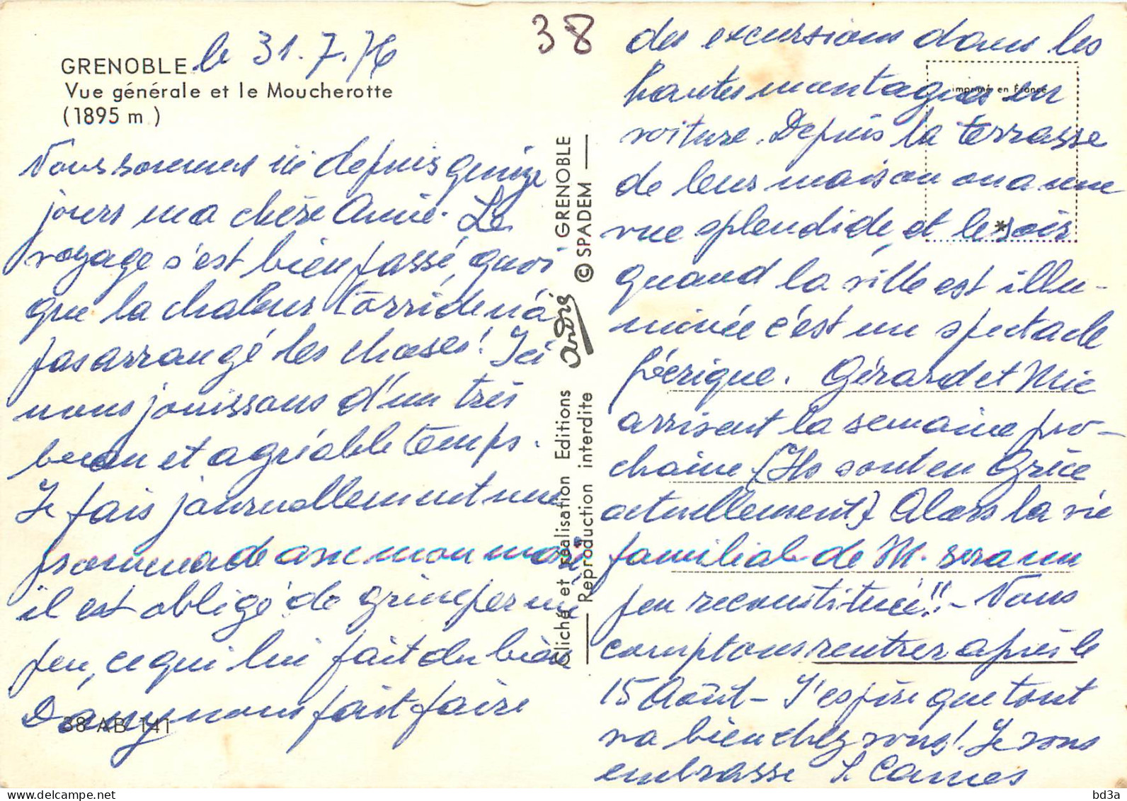 38 - GRENOBLE - Grenoble
