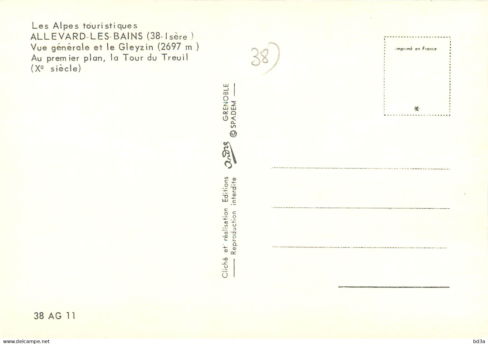 38 - ALLEVARD - Allevard
