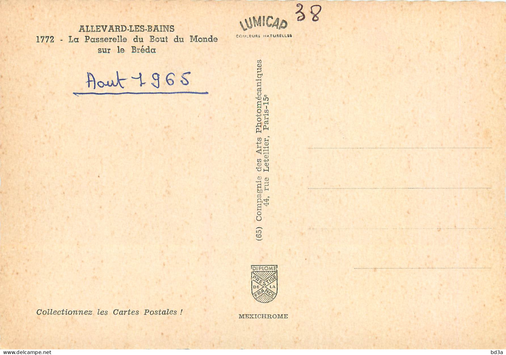 38 - ALLEVARD LES BAINS - Allevard