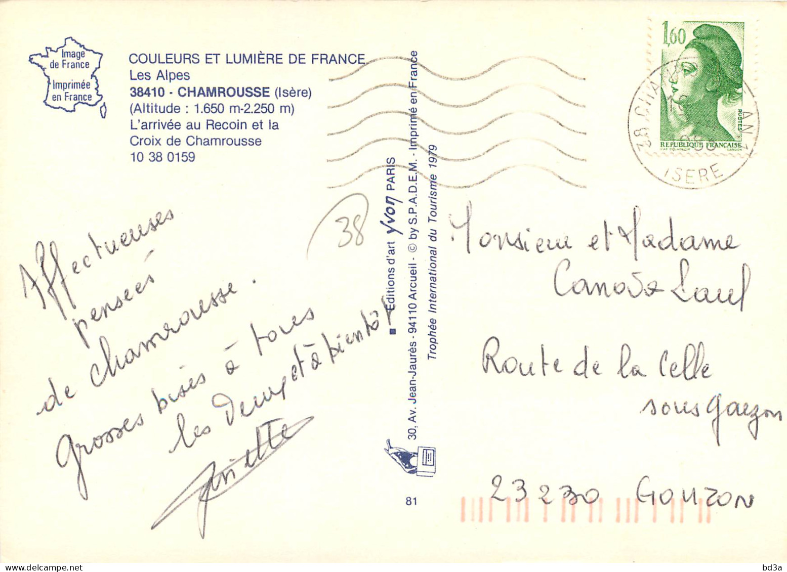 38 - CHAMROUSSE - Chamrousse