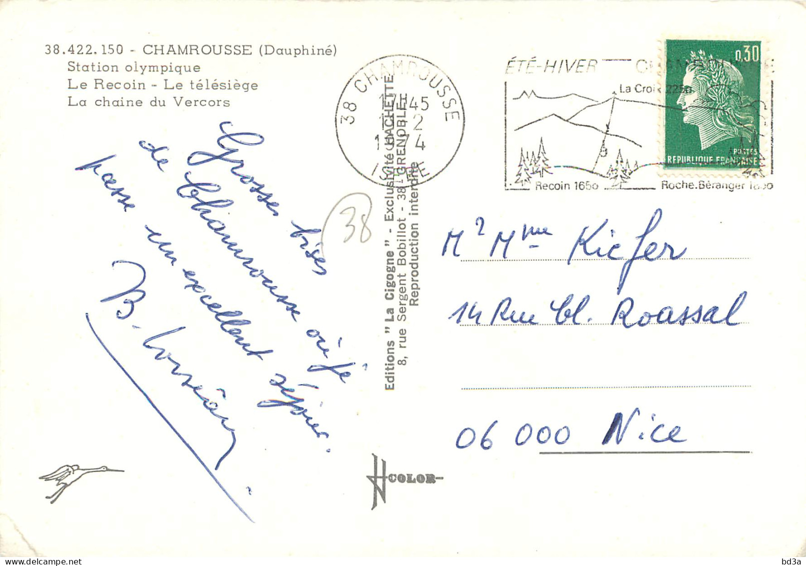 38 - CHAMROUSSE - Chamrousse