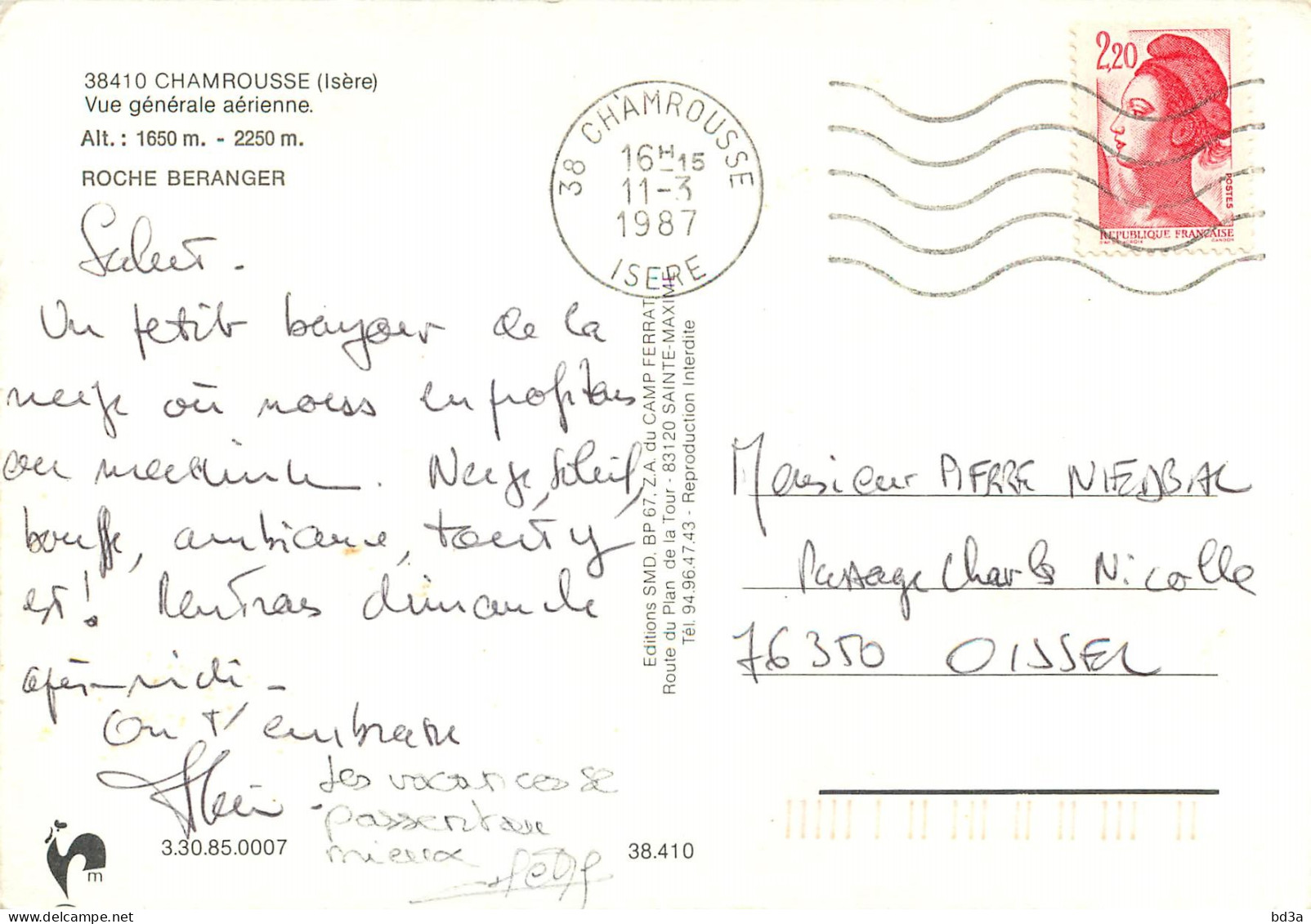 38 - CHAMROUSSE - Chamrousse