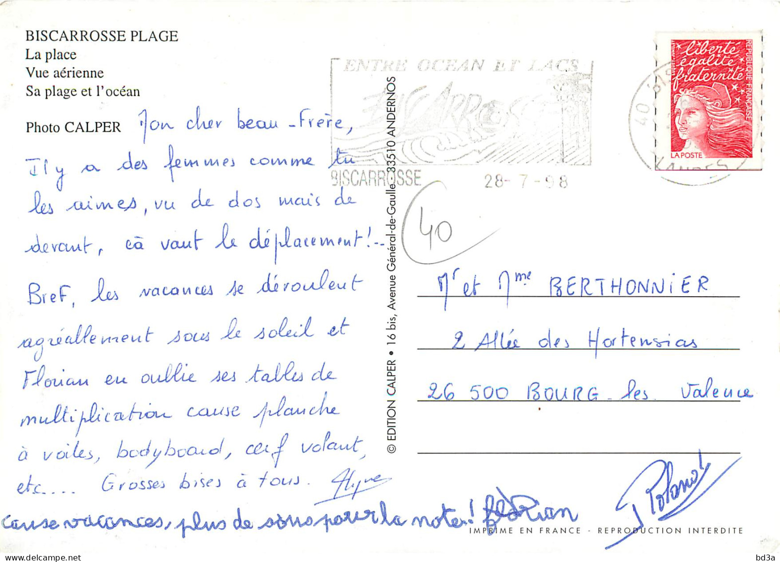 40 - BISCAROSSE PLAGE - Biscarrosse