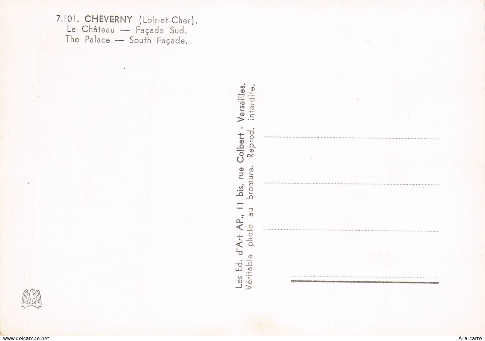 41 CHEVERNY LE CHATEAU - Cheverny