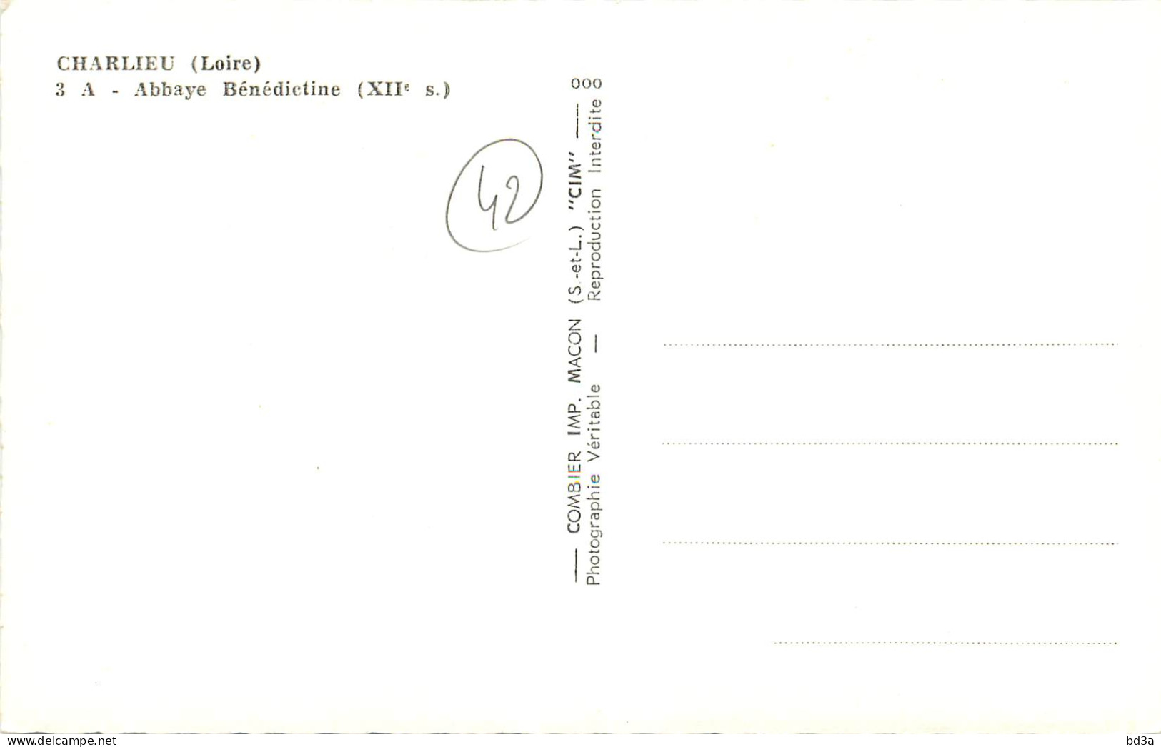 42 - CHARLIEU - Charlieu