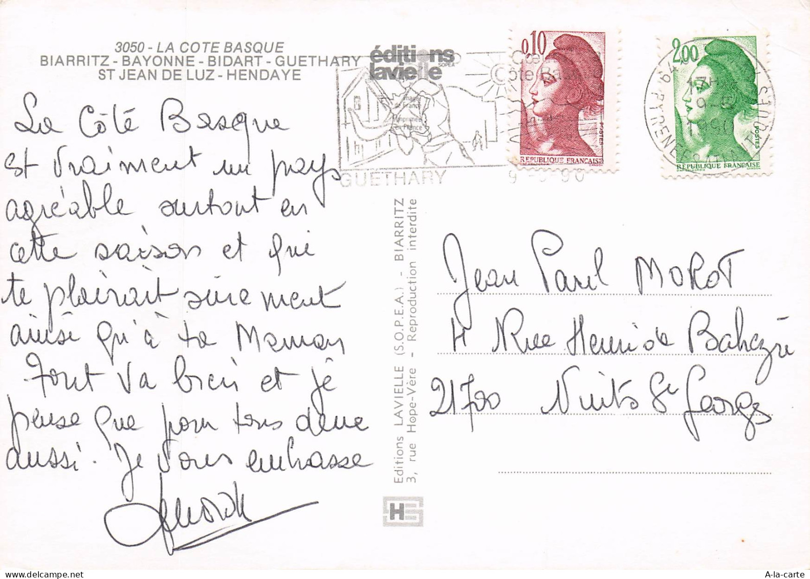 64 GUETHARY LA COTE BASQUE - Guethary