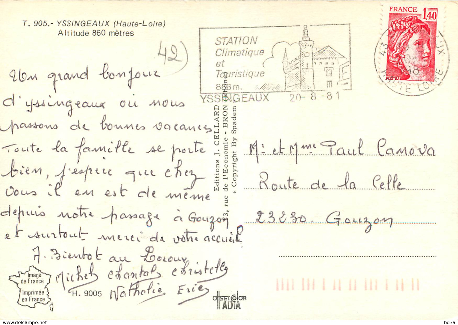 43 - YSSINGEAUX - Yssingeaux