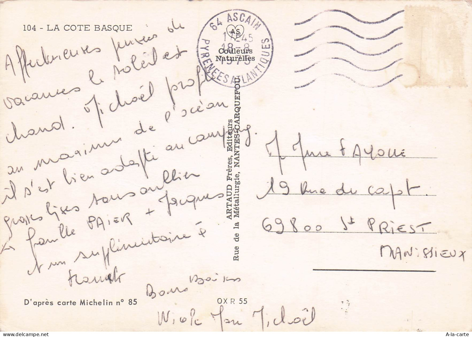 64 ASCAIN LA COTE BASQUE - Ascain