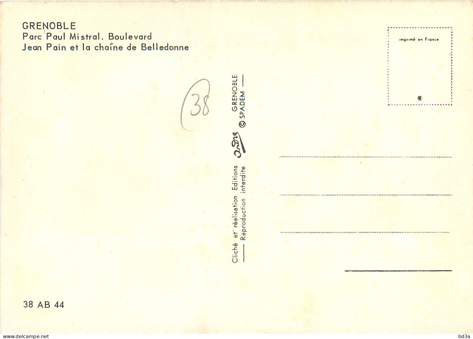 38 - GRENOBLE - Grenoble
