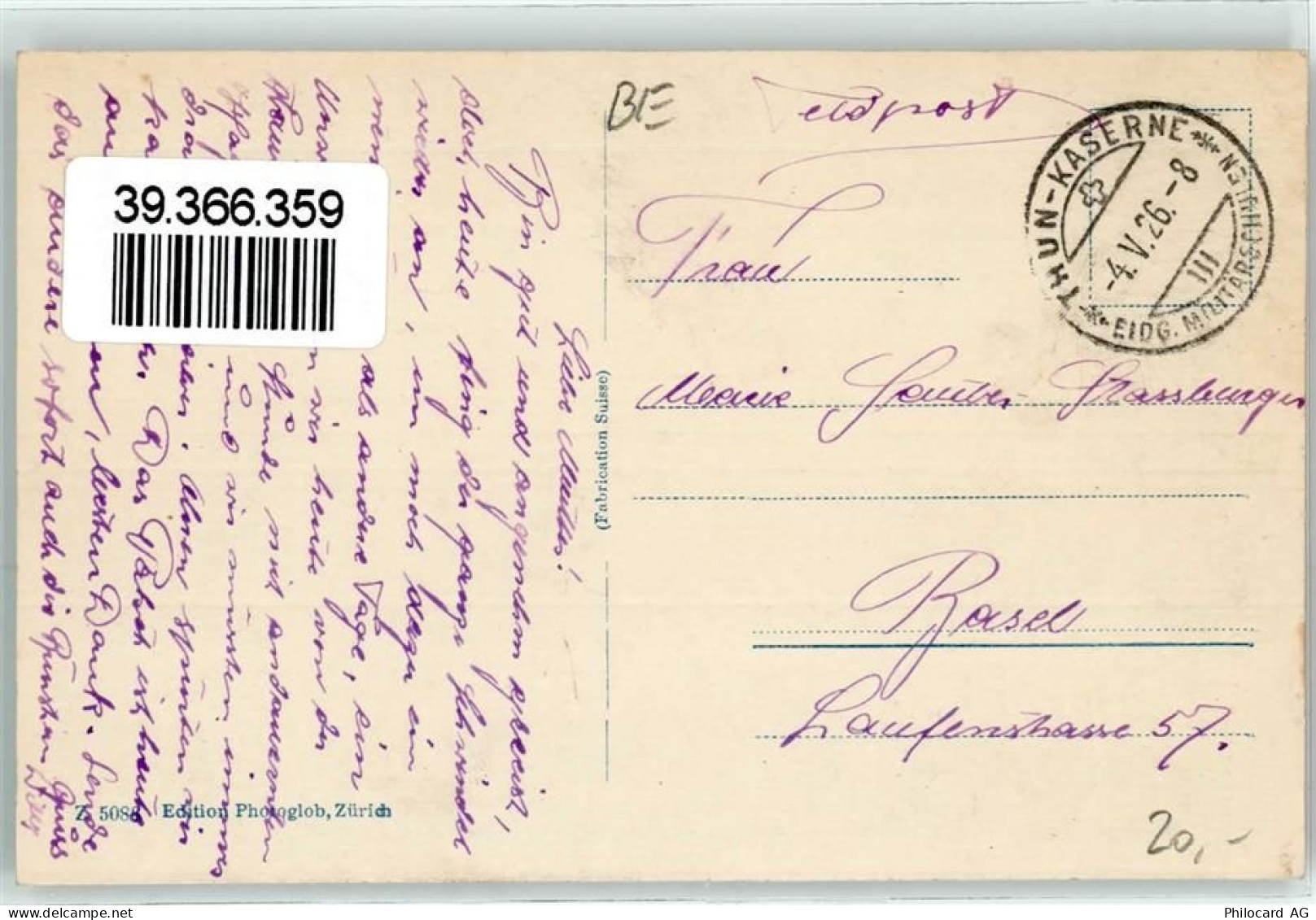 3600 Thun - 39366359 - Thun