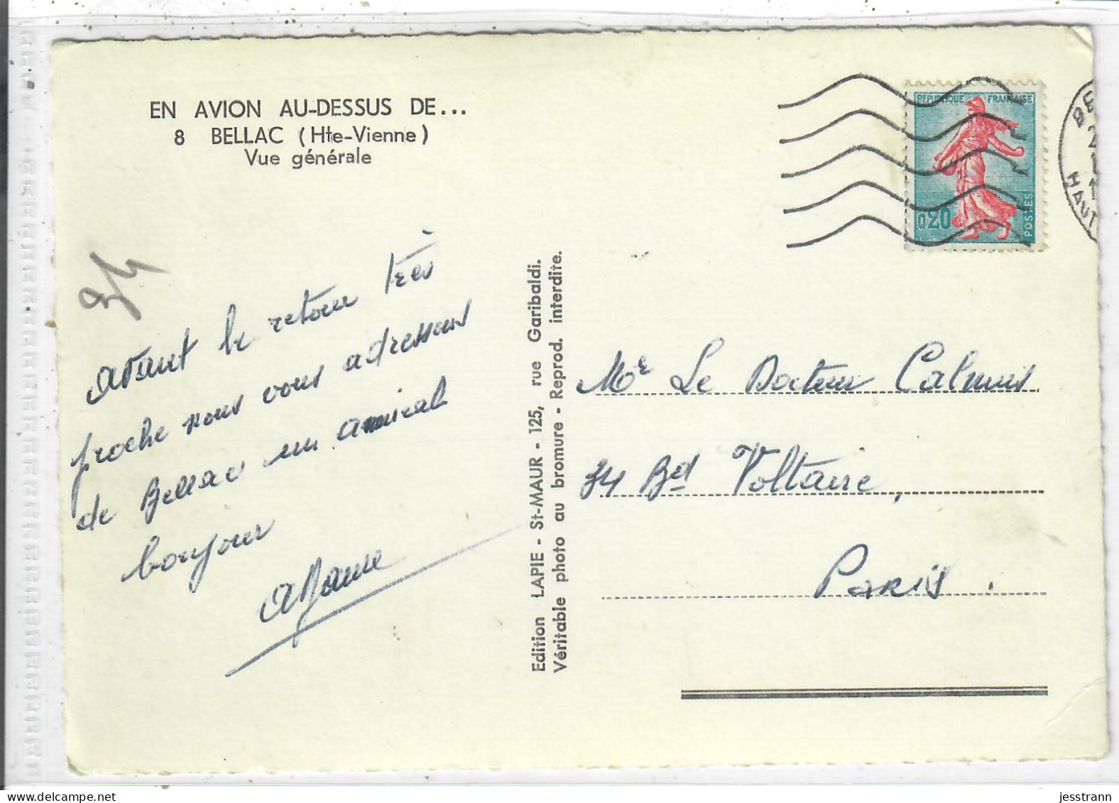 BELLAC- VUE GENERALE - Bellac