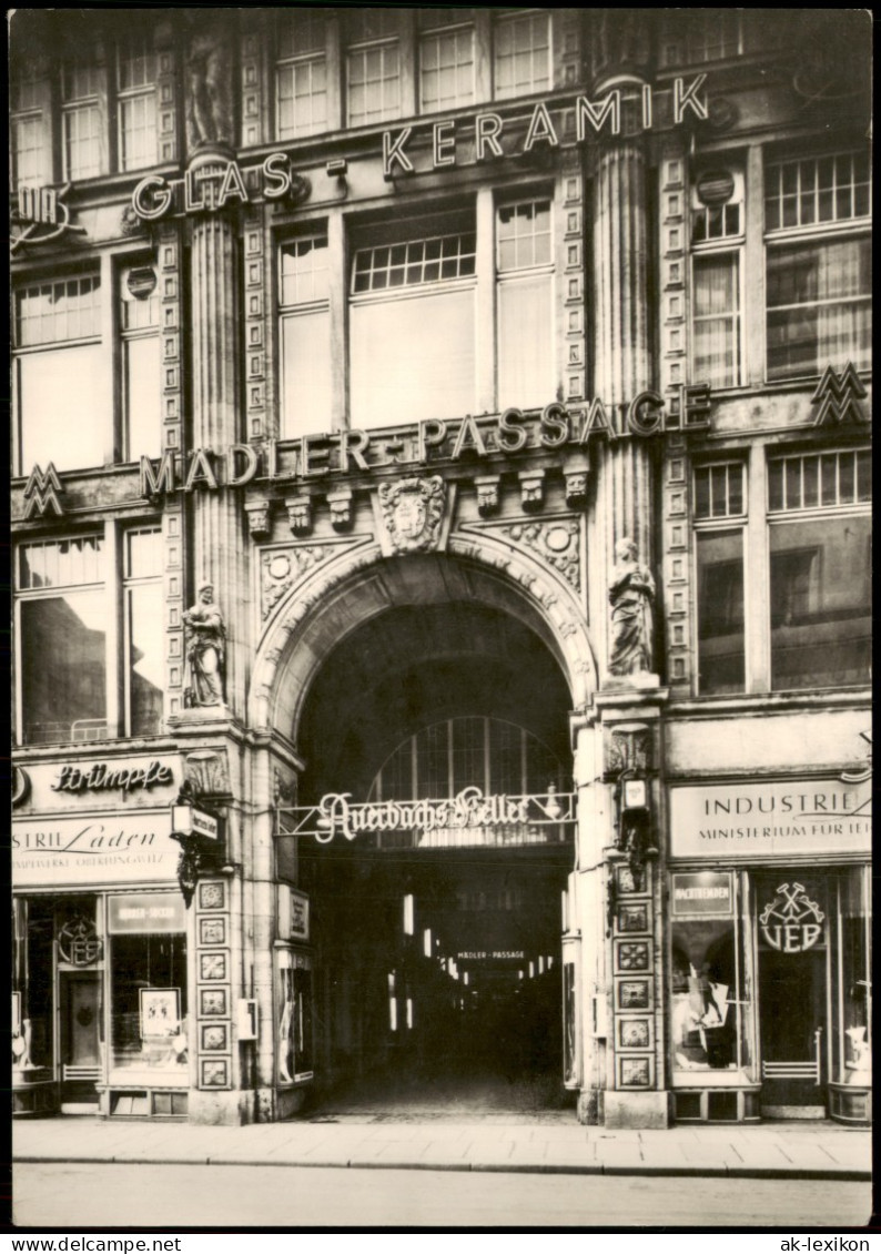 Ansichtskarte Leipzig Auerbachs Keller - Geschäfte 1963 - Leipzig