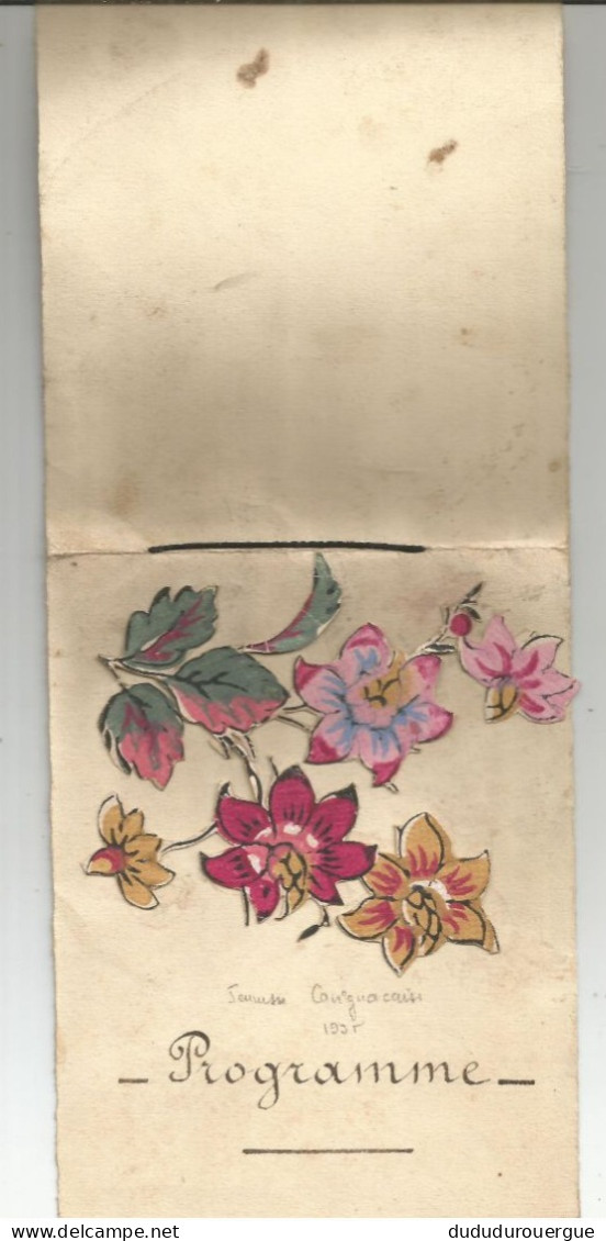 CAVIGNAC , JEUNESSE CAVIGNACAISE UN PROGRAMME DU 10 MARS 1935 - Programmes