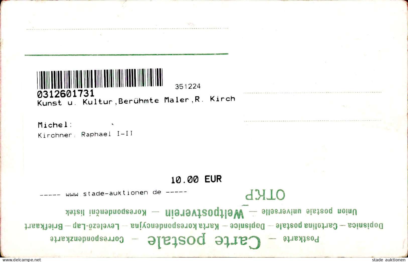 Kirchner, Raphael I-II - Kirchner, Raphael