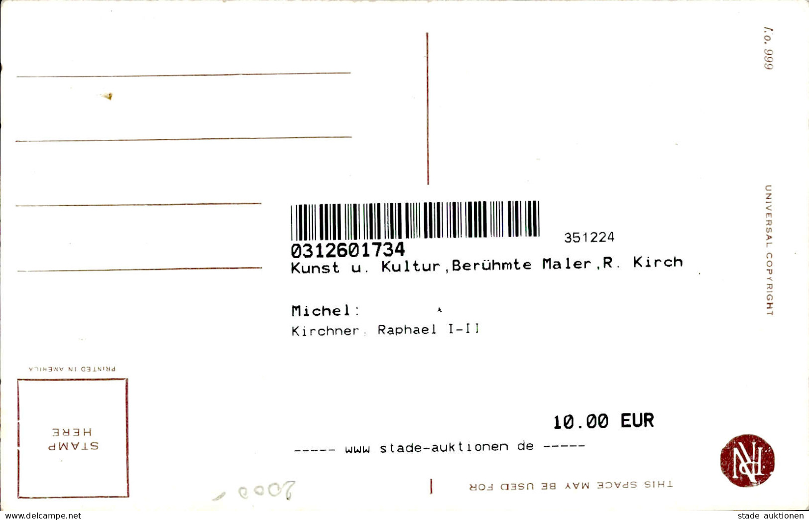 Kirchner, Raphael I-II - Kirchner, Raphael