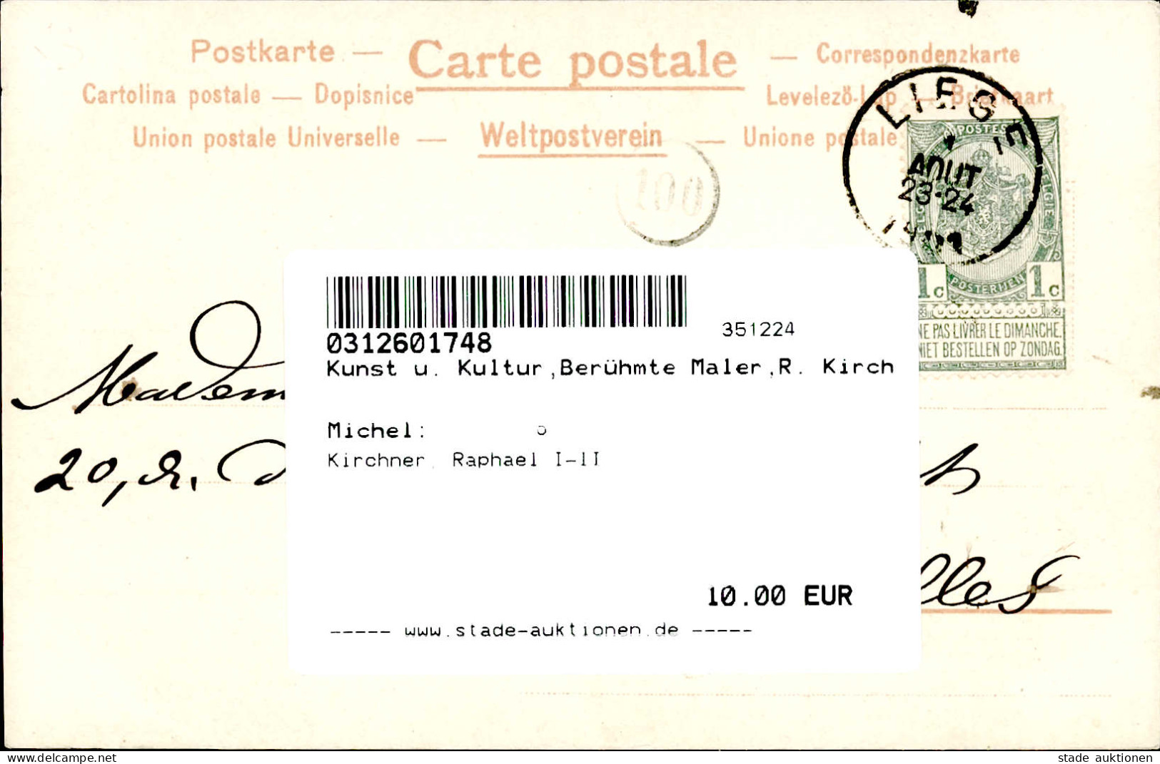Kirchner, Raphael I-II - Kirchner, Raphael
