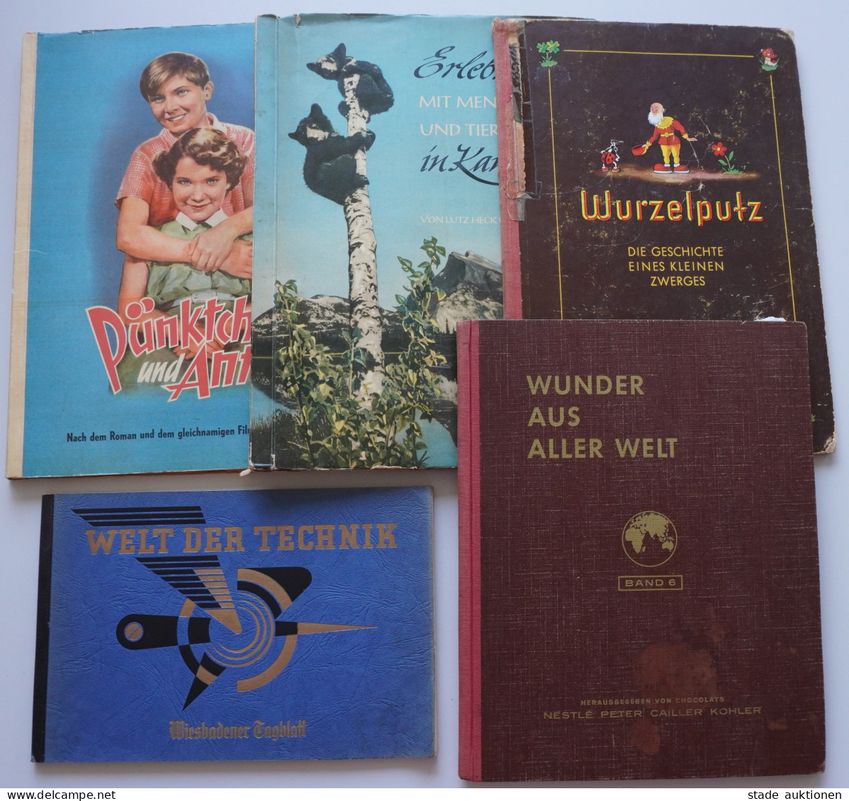 Sammelbild-Album Lot Mit 5 Alben - Other & Unclassified