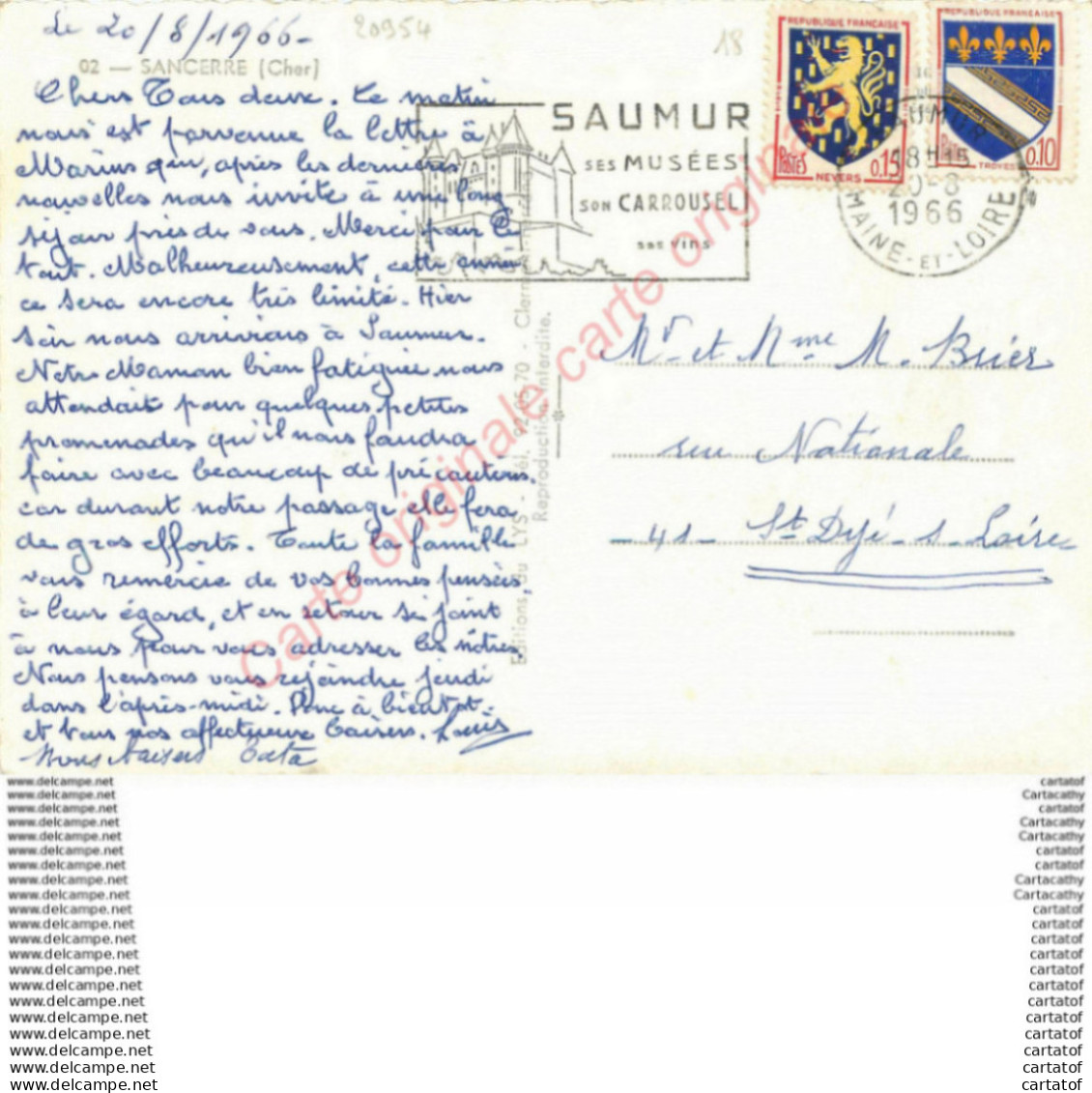 18.  SANCERRE . CP Multivues . - Sancerre