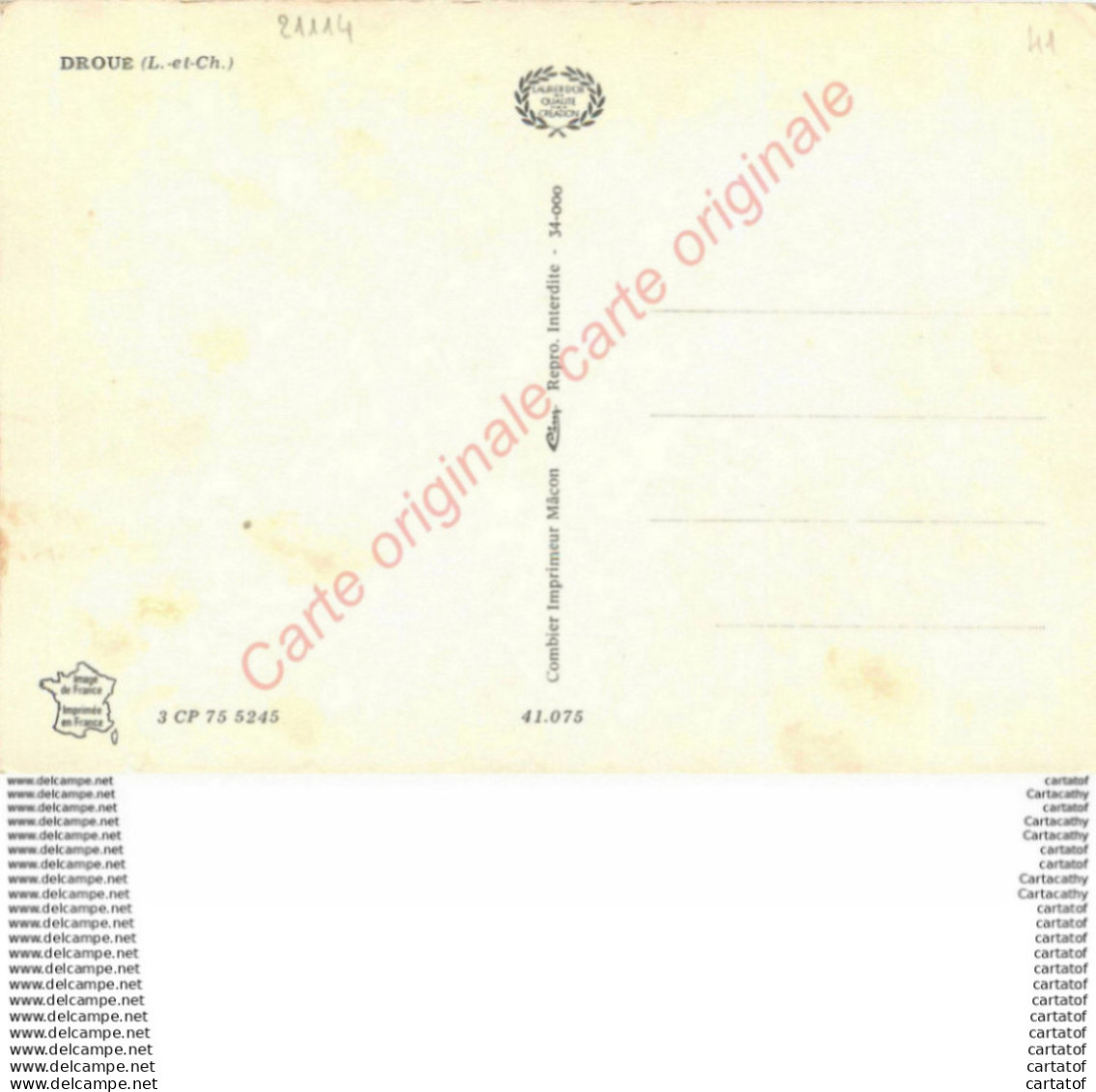 41.  DROUE .  CP Multivues . - Droue
