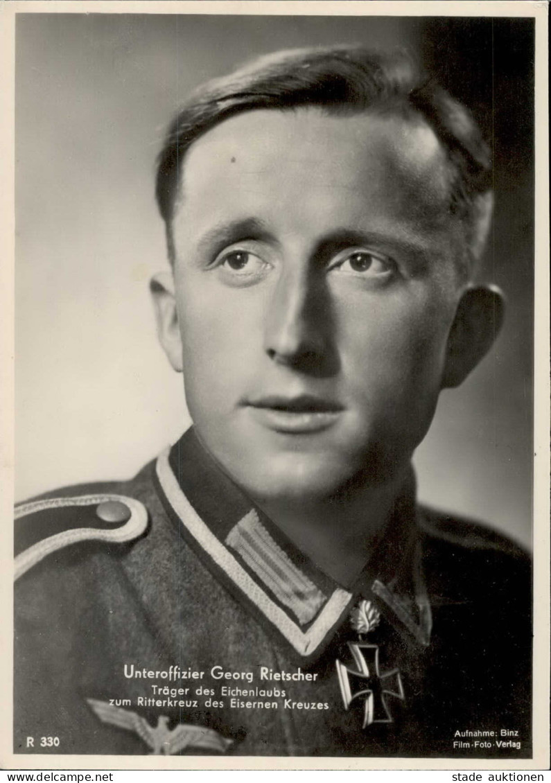 Ritterkreuzträger Rietscher Georg, Unteroffizier I-II - War 1939-45