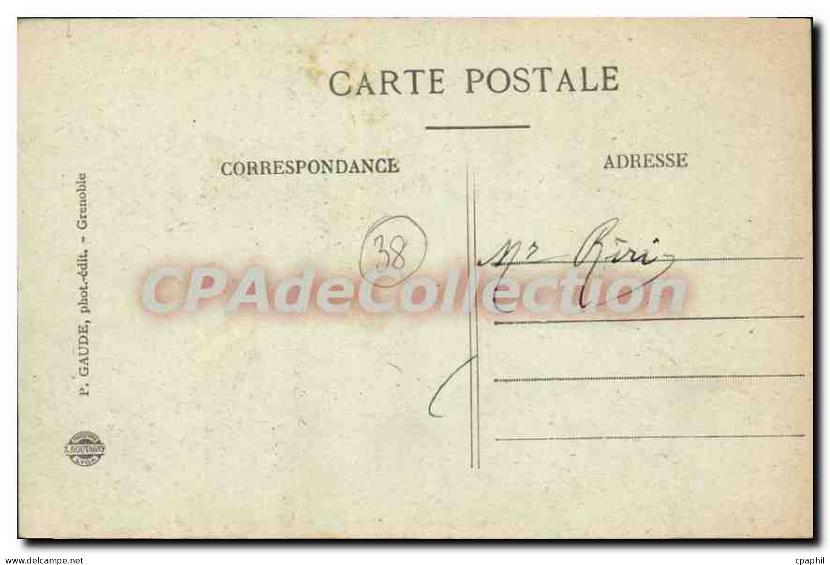 CPA Grenoble Square Des Postes - Grenoble