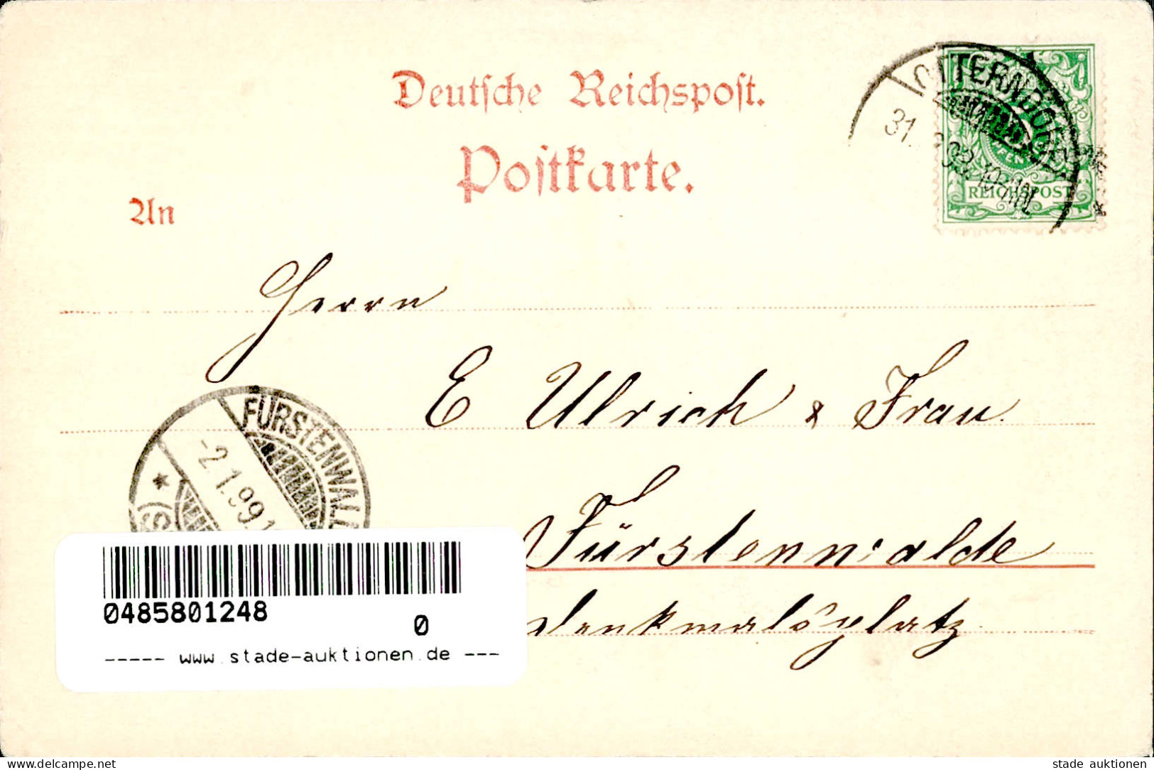 Otterndorf (2178) 1899 II (Eckknick) - Other & Unclassified