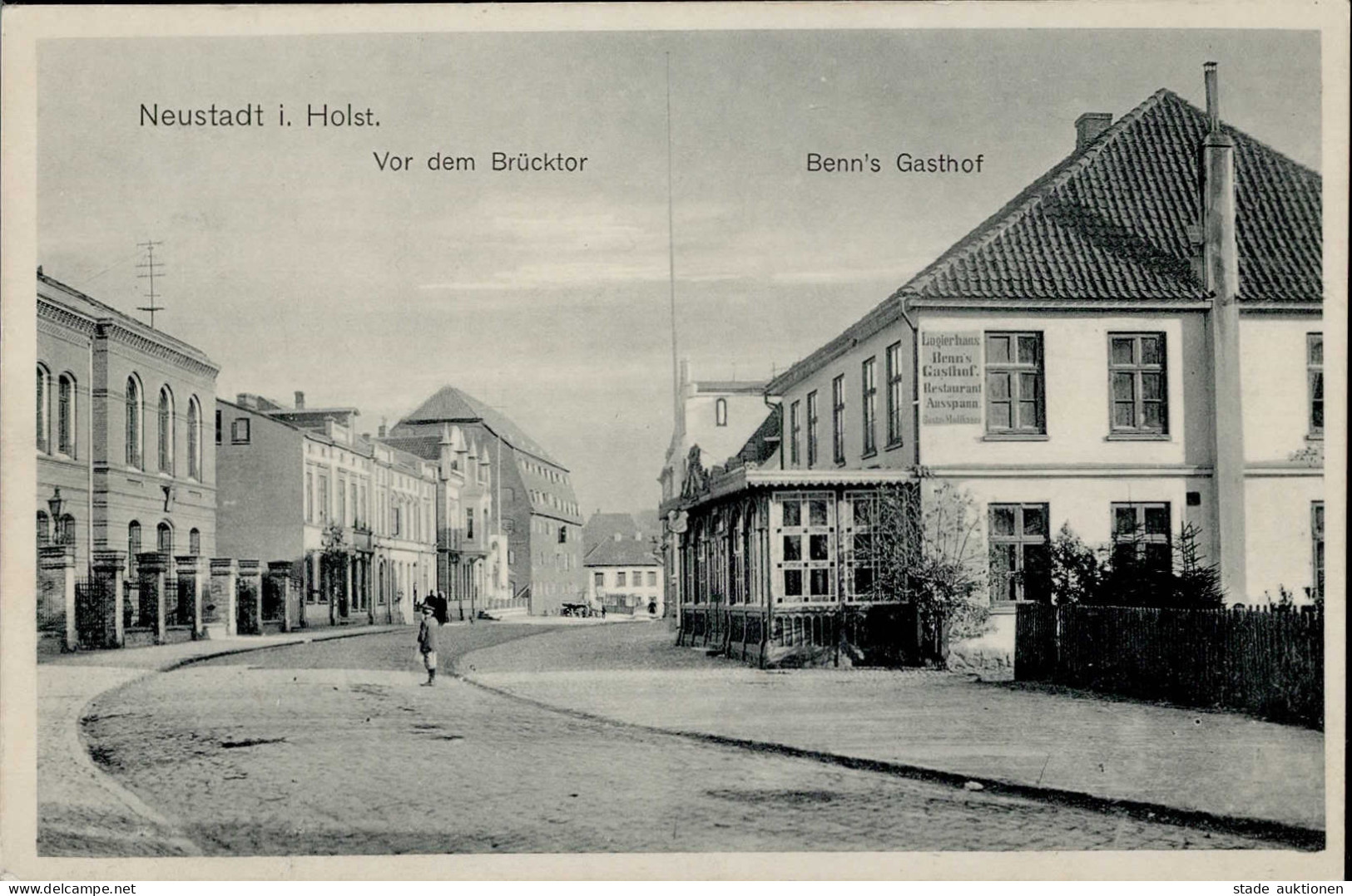 Neustadt (2430) Gasthaus Benn 1909 I-II - Other & Unclassified