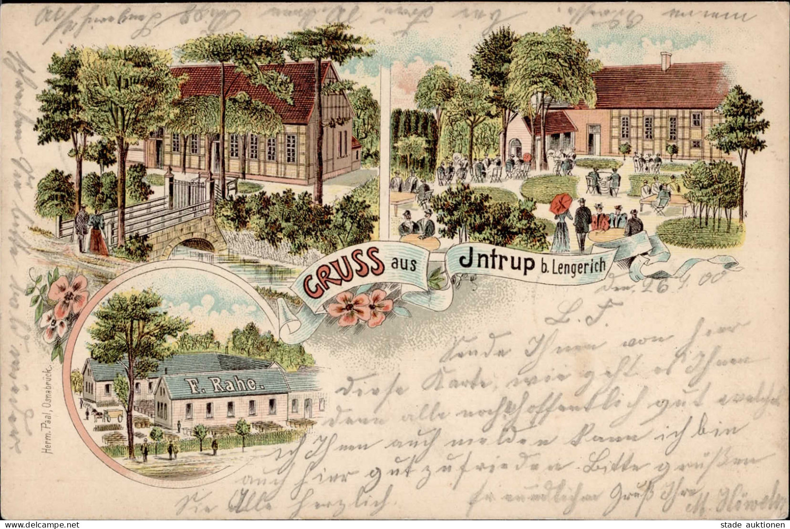 Intrup (4540) Hotel Rahe 1900 II (Eckknick) - Other & Unclassified