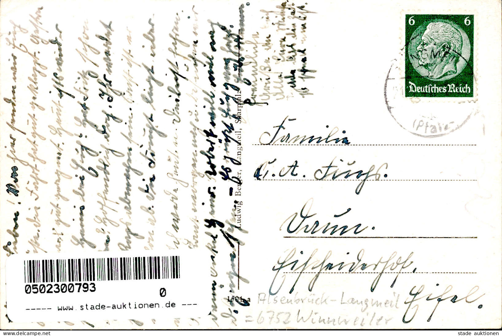 Alsenbrück-Langmeil (6752) Ortspartien I-II (Eckknick) - Other & Unclassified