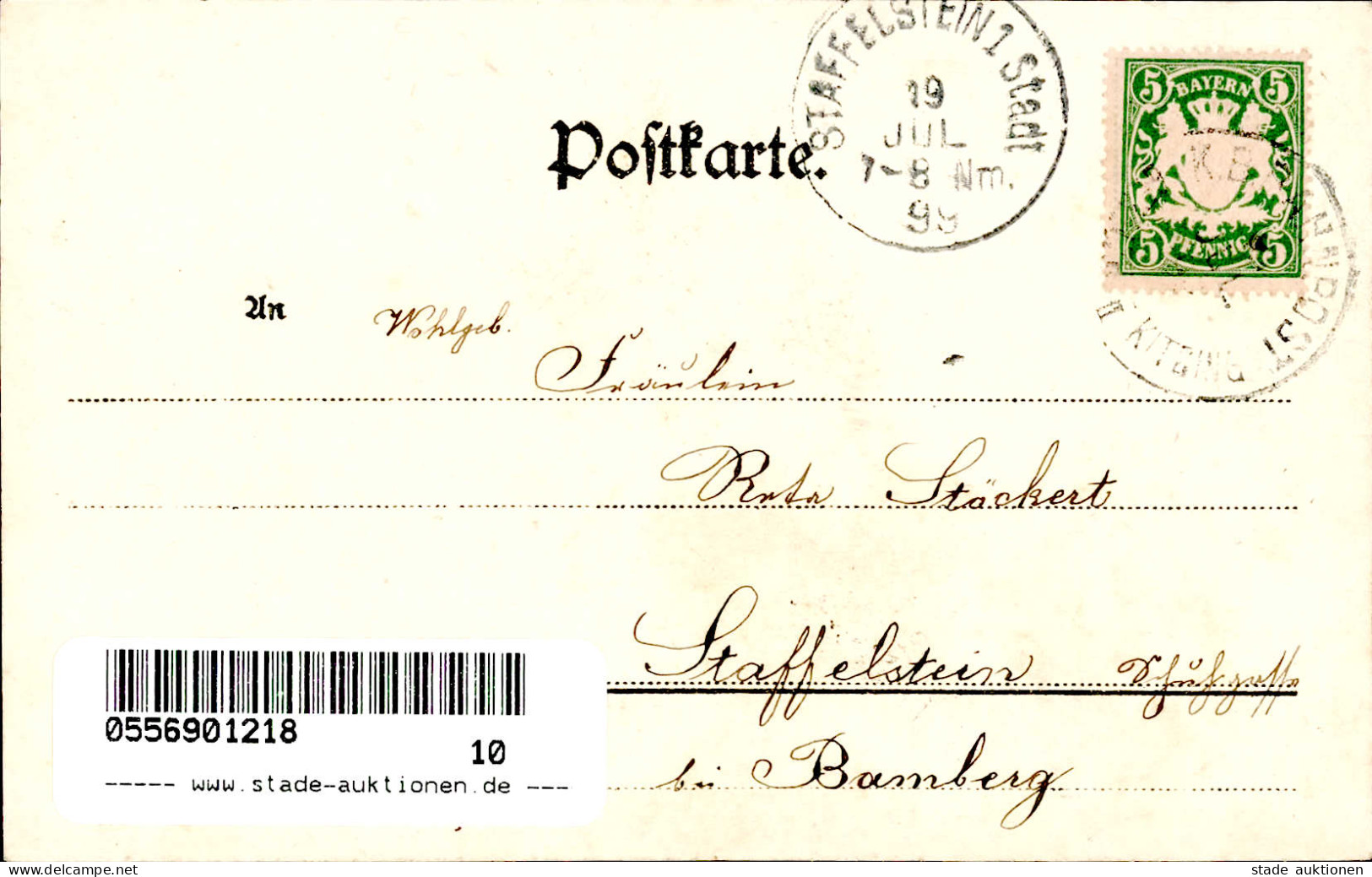 Oberschwarzach (8722) Brauerei Ackermann, Postamt, Schloss 1899 I-II - Other & Unclassified