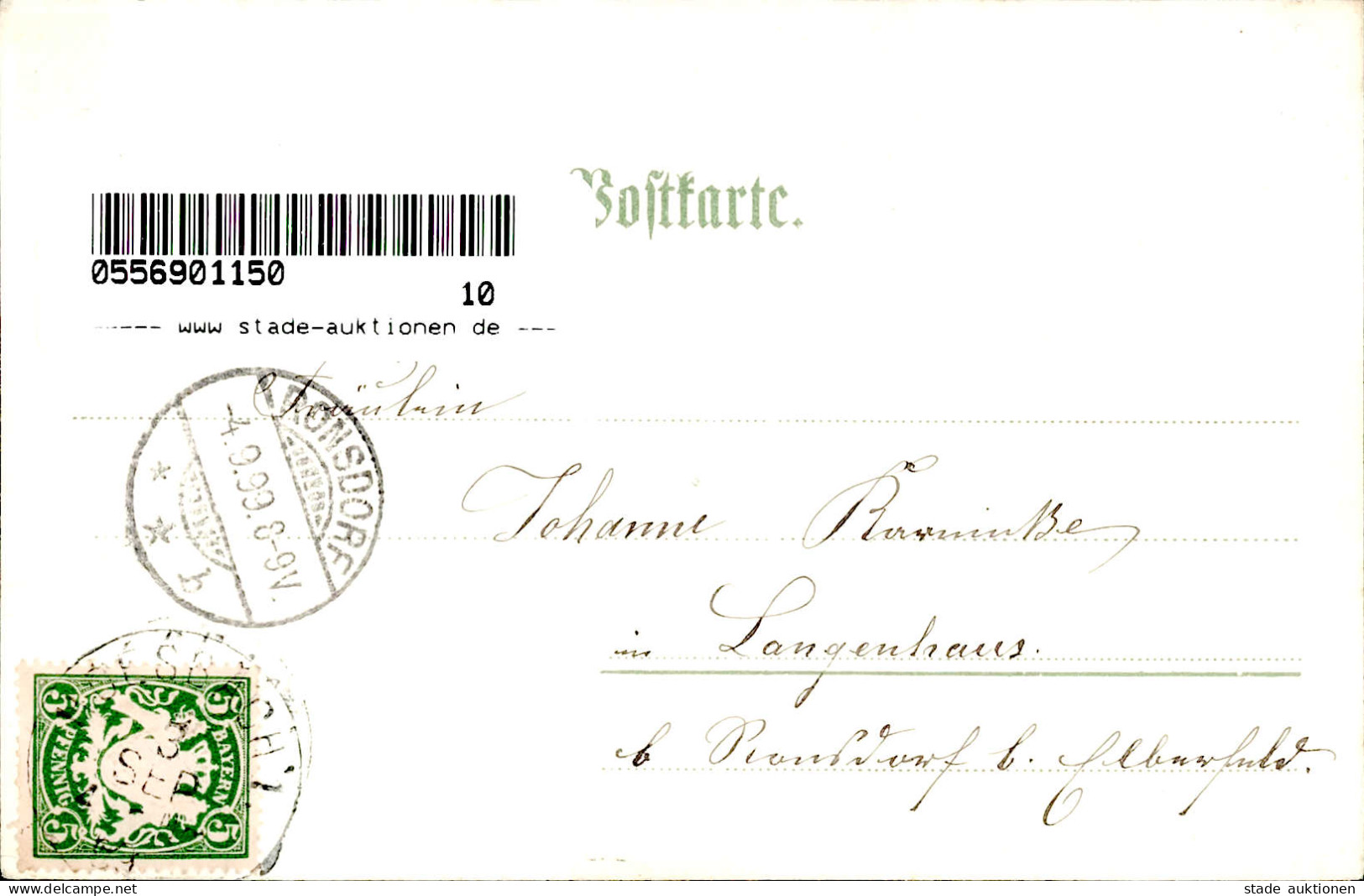 Hösbach (8759) Bahnhof, Restaurant Schüssler 1899 I-II - Other & Unclassified