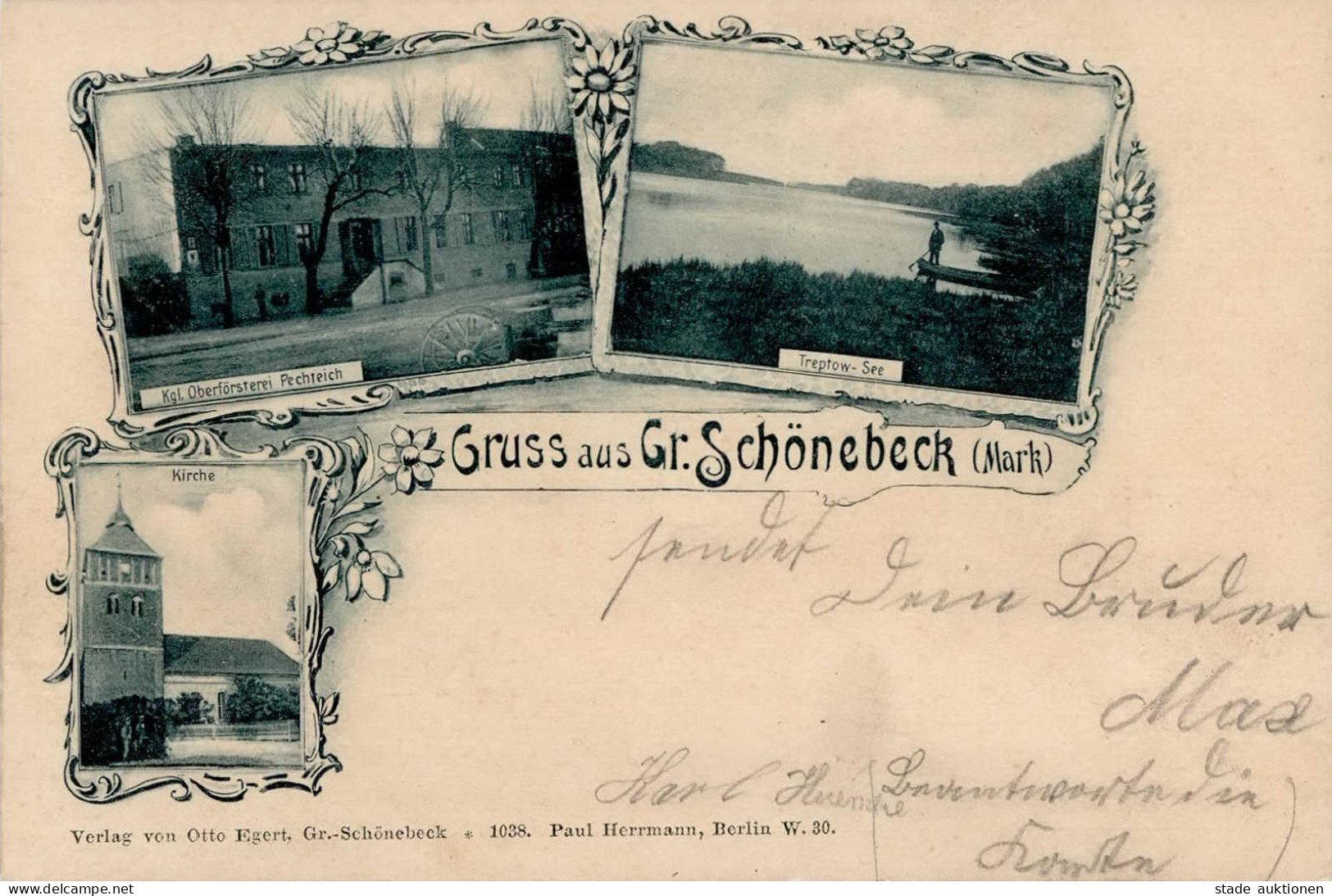 Groß Schönebeck (o-1301) Teilansichten 1901 I-II - Other & Unclassified