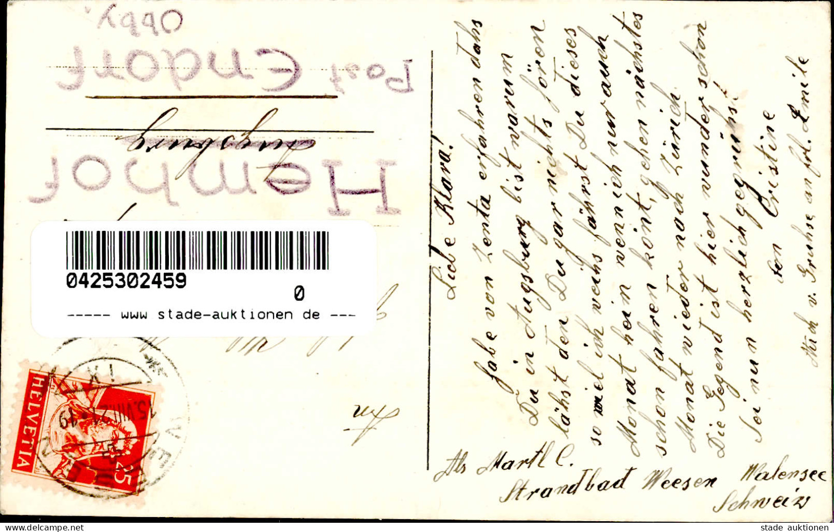 Weesen (St. Gallen) Strandbad 1921 I-II - Other & Unclassified
