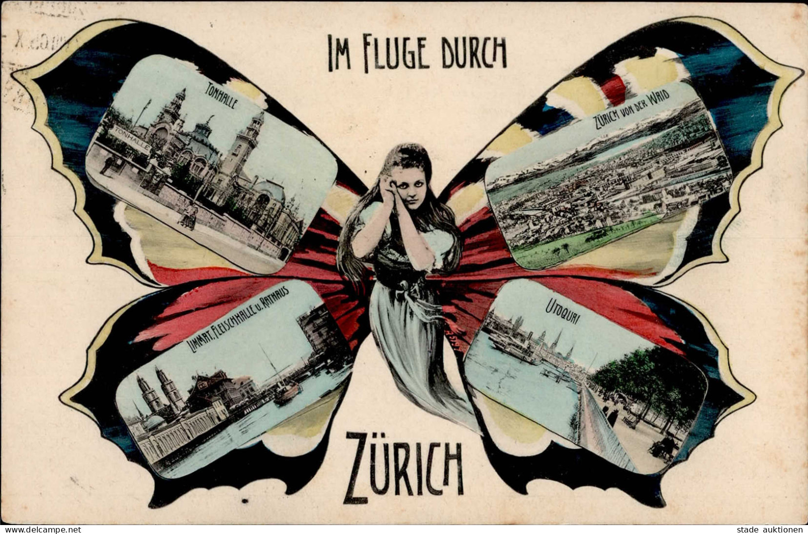Zürich (Zürich) Teilansichten 1905 I-II - Other & Unclassified