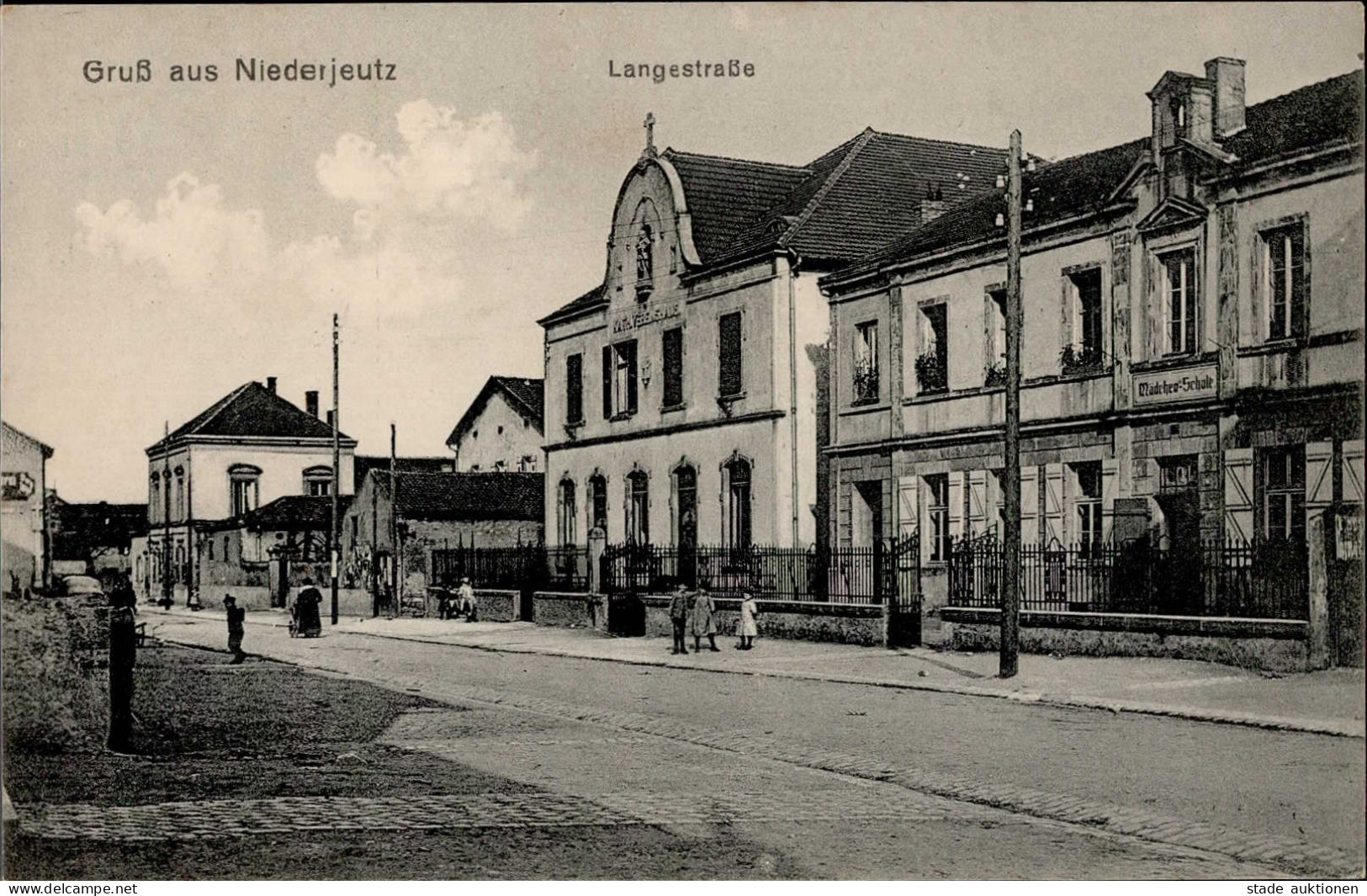 Nieder-Jeutz (Frankreich) Langestrasse, Mädchen Schule I-II - Other & Unclassified