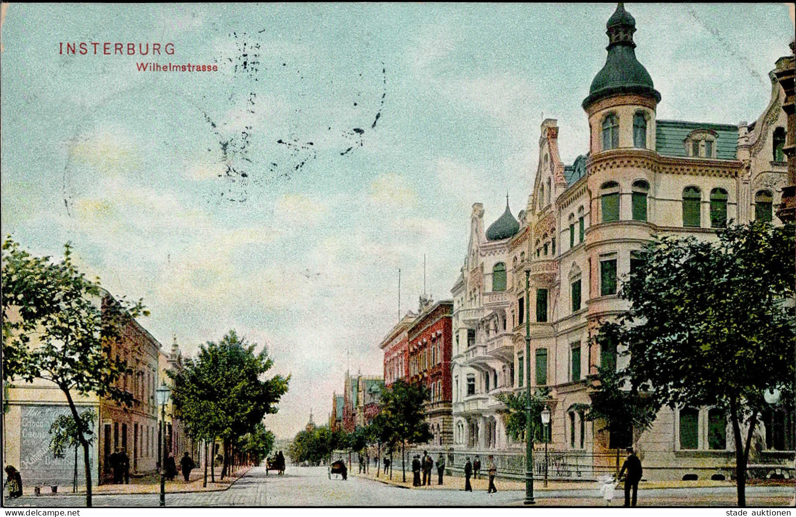Insterburg Wilhelmstrasse 1909 II (Eckknick) - Other & Unclassified