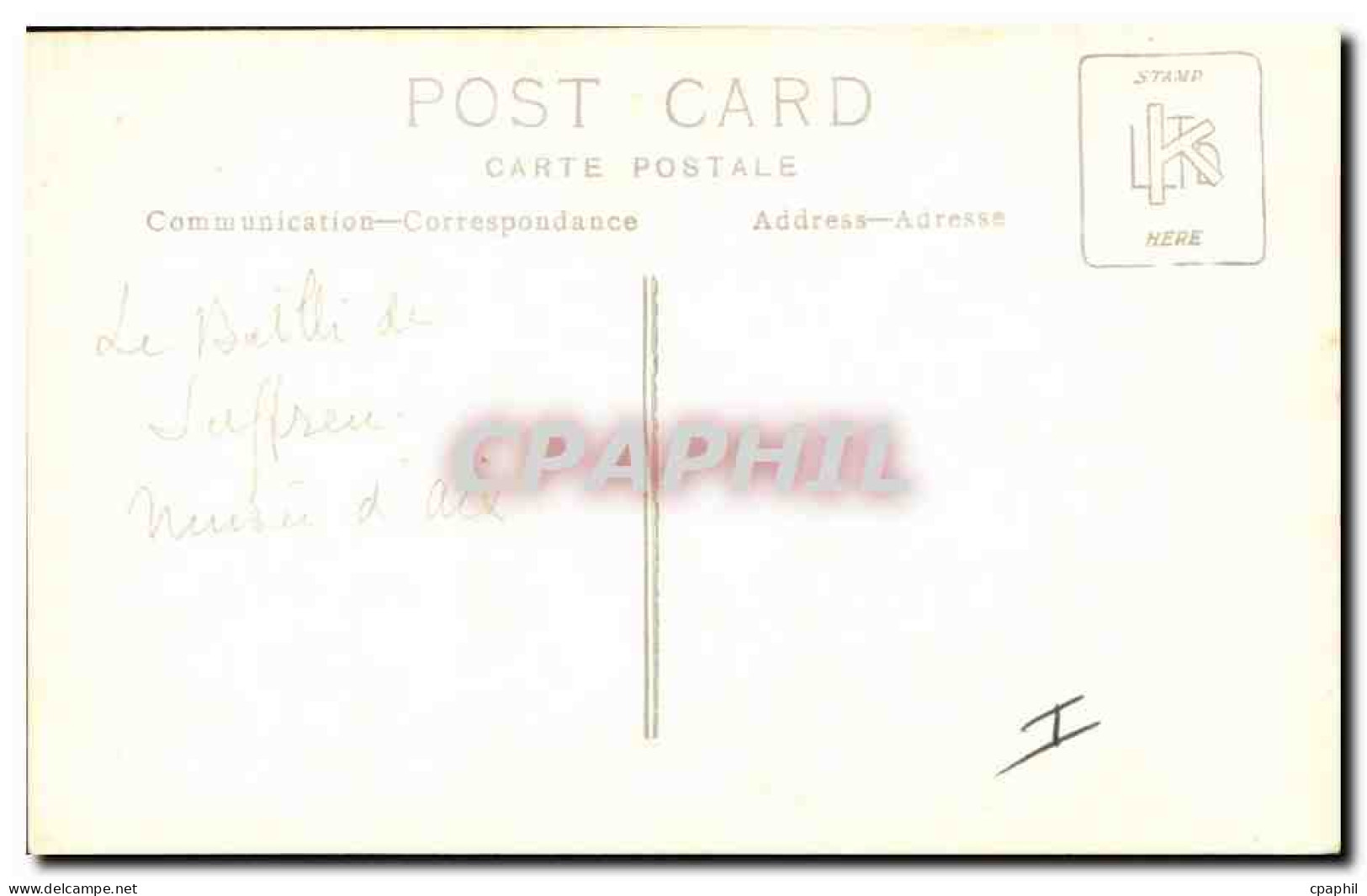 CPA Bailli De Suffren Musee D'Aix - Philosophie